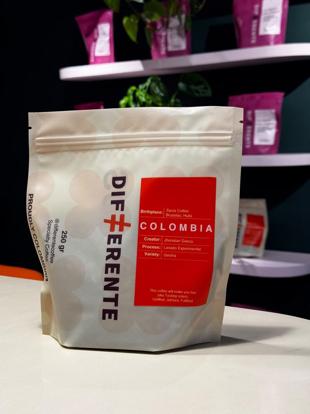 GEISHA Lavado experimental — la bolsa