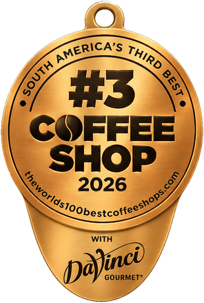 Medalla oficial: #3 Coffee Shop, South America's Third Best 2026